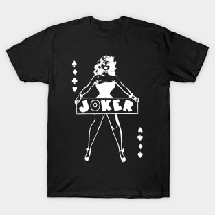 Poker Cards Lady T-Shirt